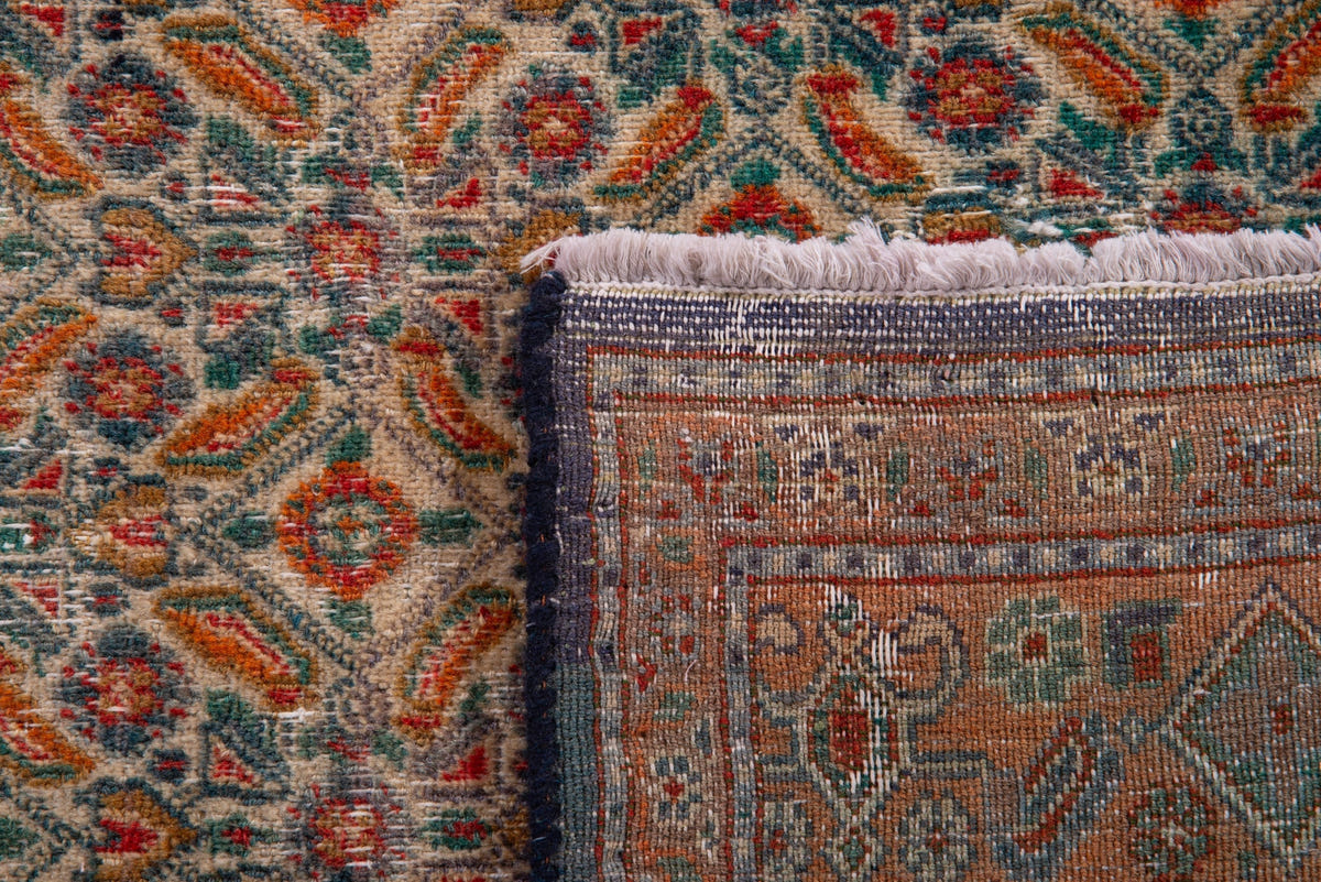 1378, Persian Birjand Runner Rug