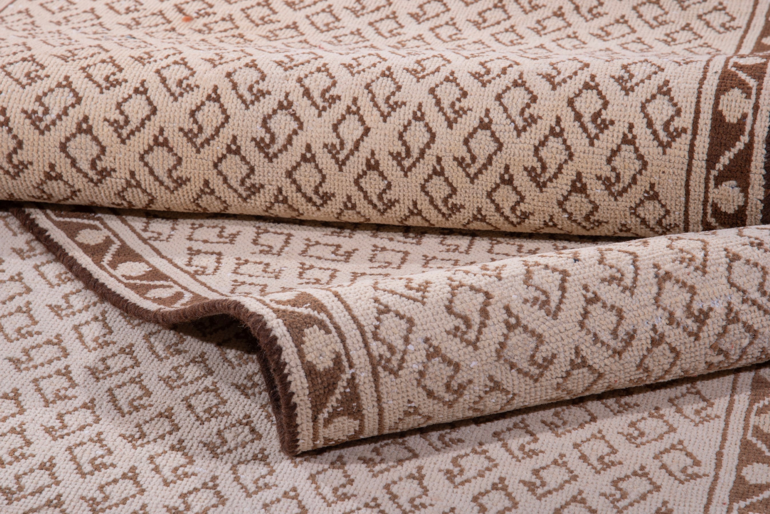 Persian Arak runner rug in taupe and greige, view 12 of 17