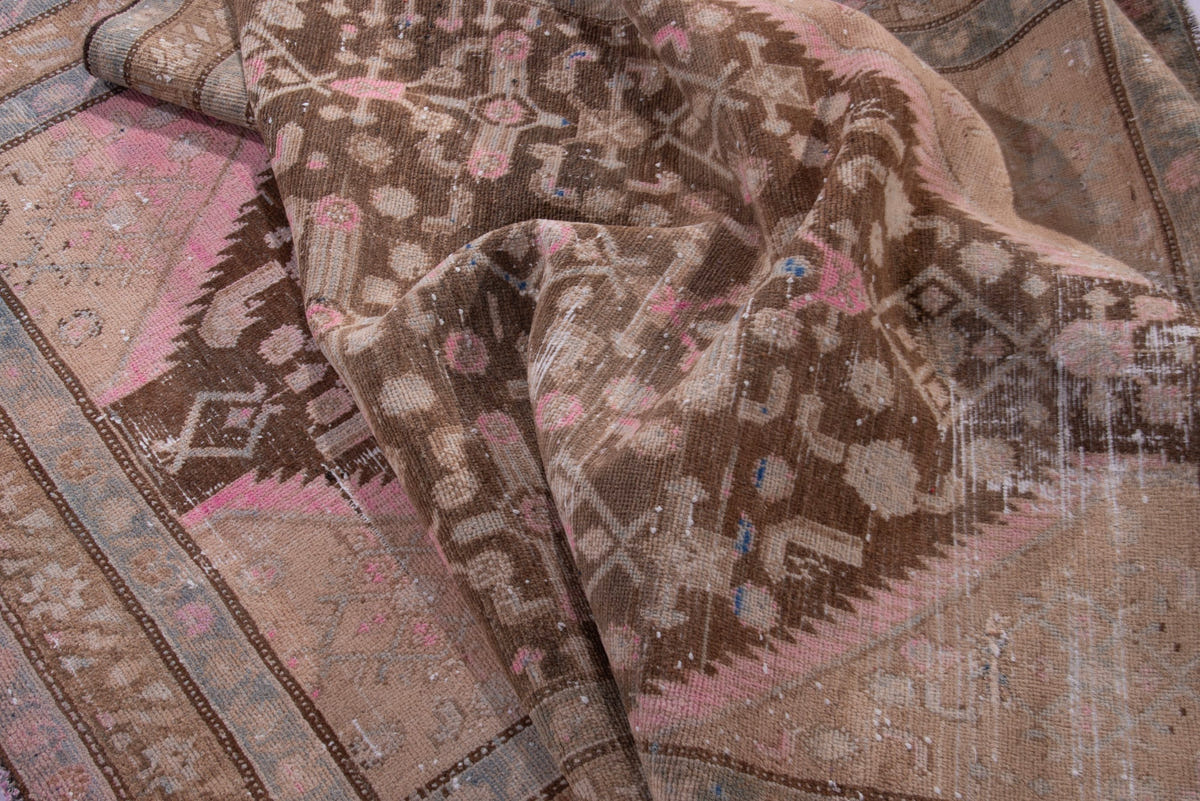 1387, Persian Hamadan Runner Rug