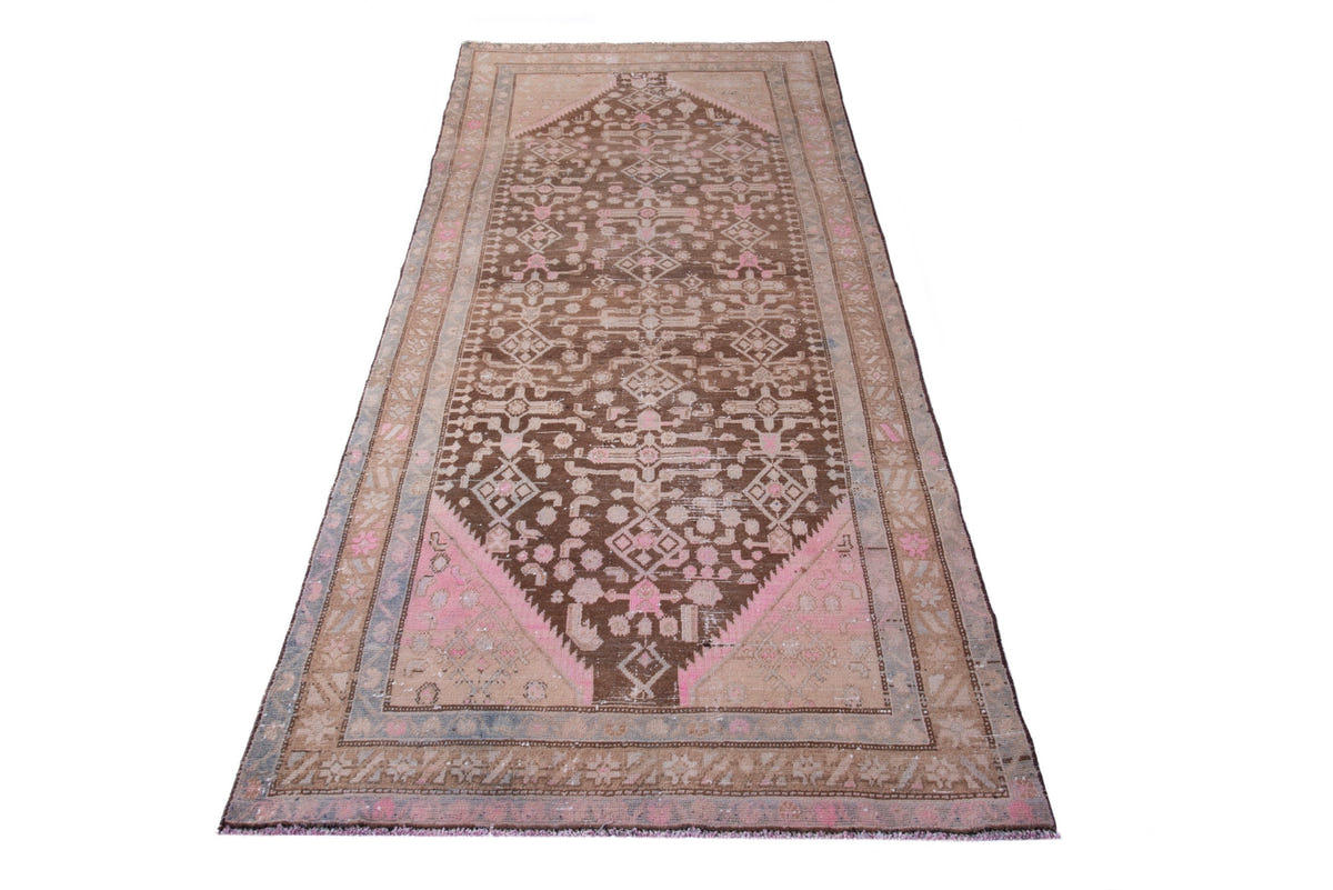 1387, Persian Hamadan Runner Rug