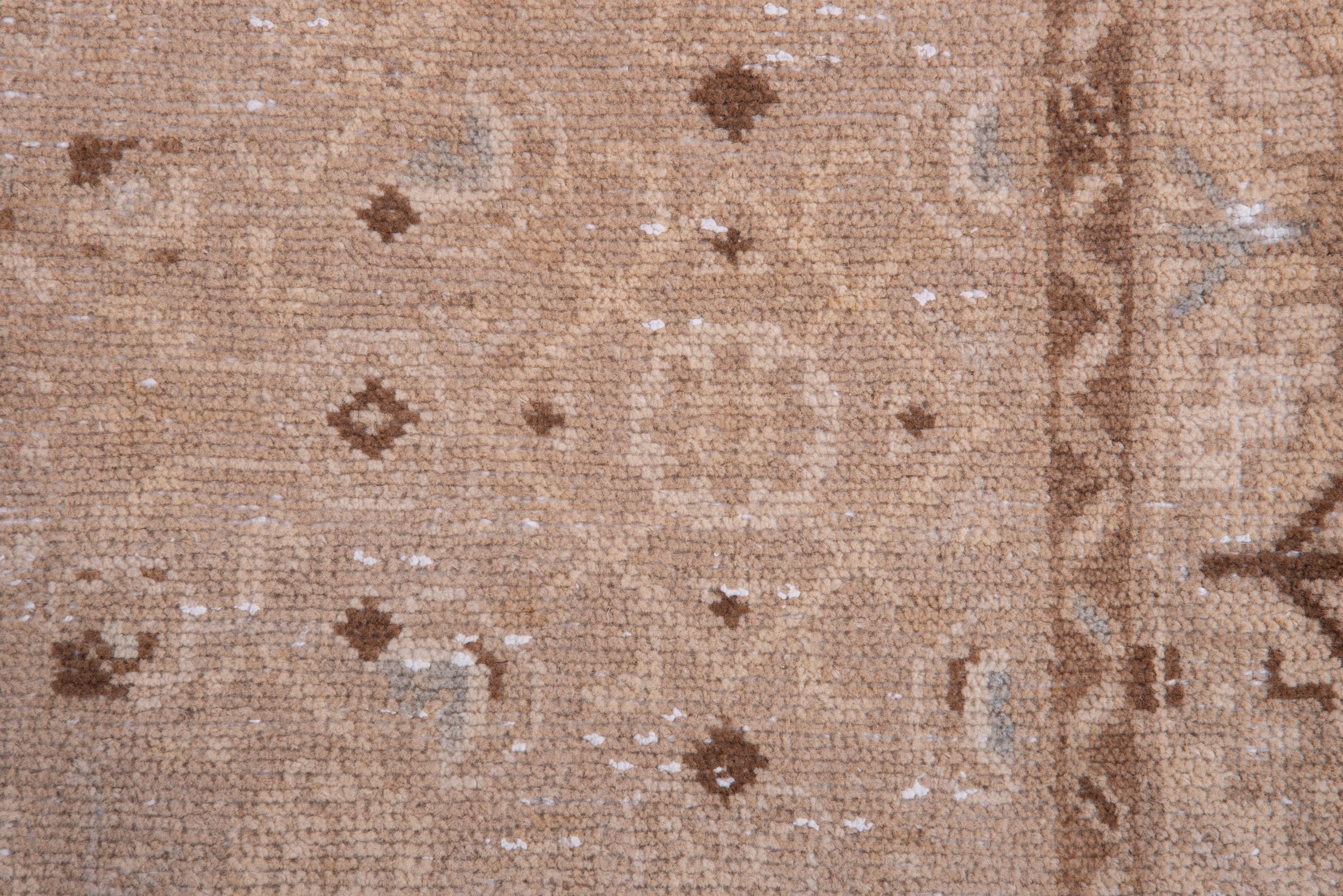 Persian Hamedan runner rug in taupe and greige, view 11 of 18