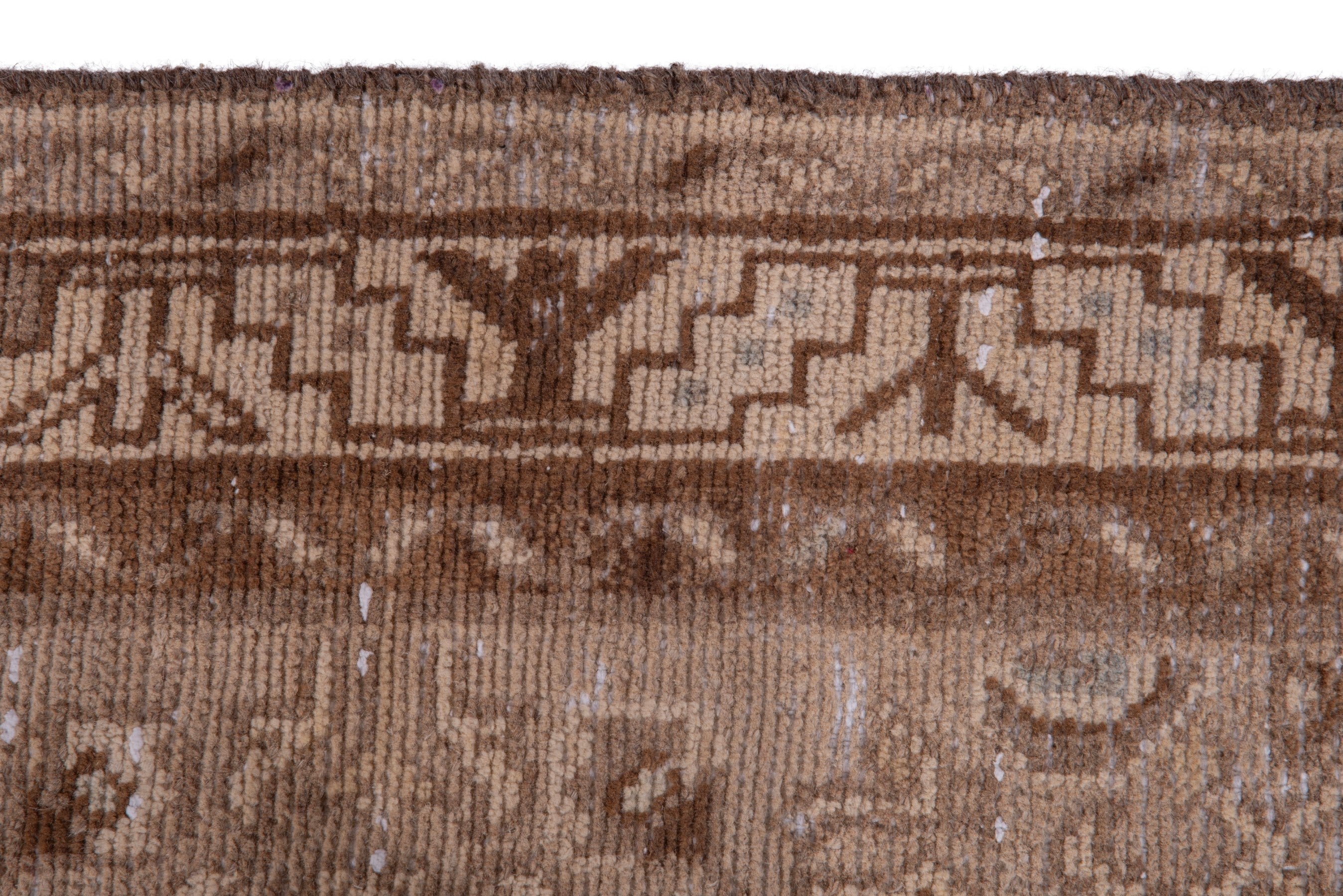 Persian Hamedan runner rug in taupe and greige, view 12 of 18