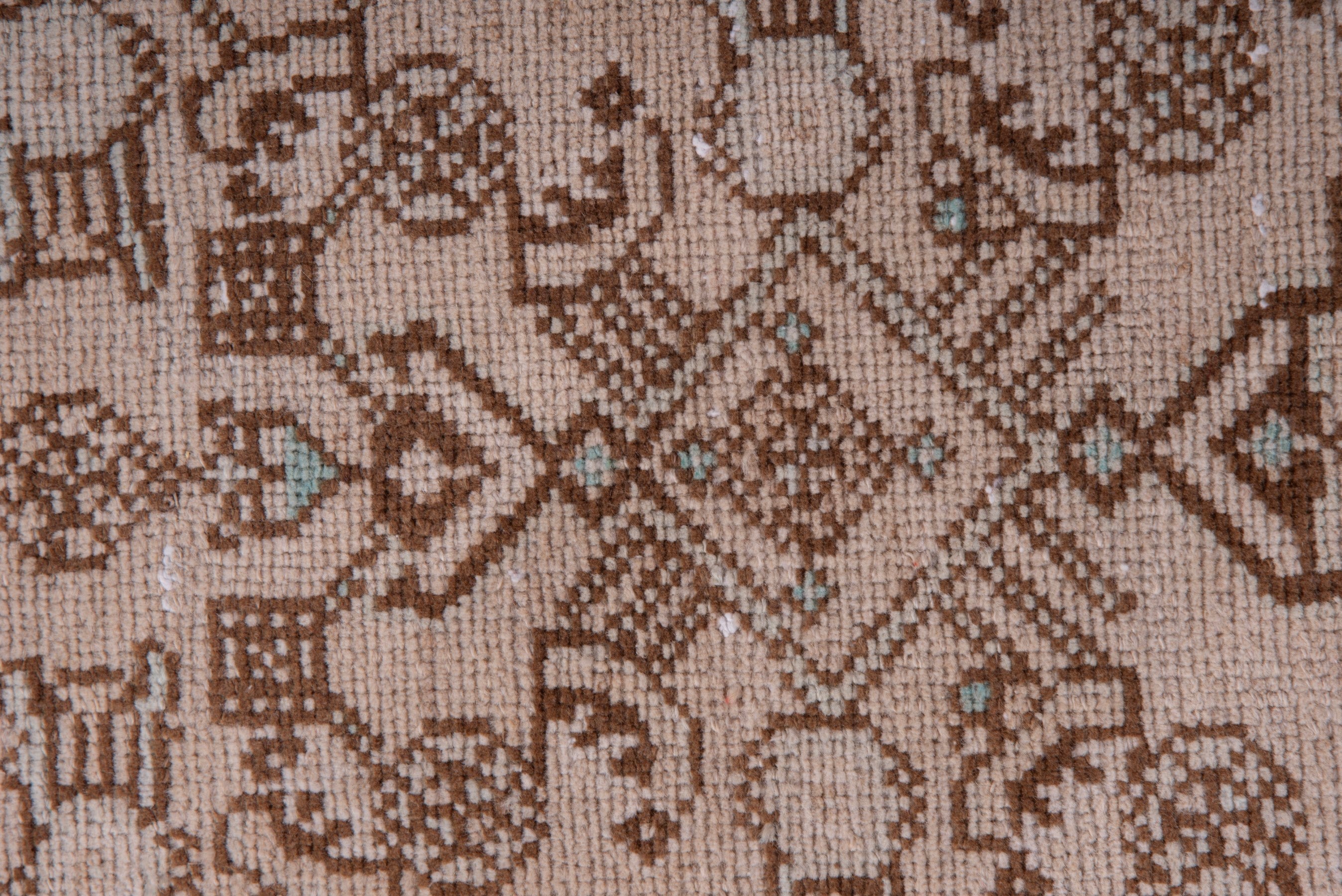Persian Hamedan runner rug in tan and greige, view 12 of 17