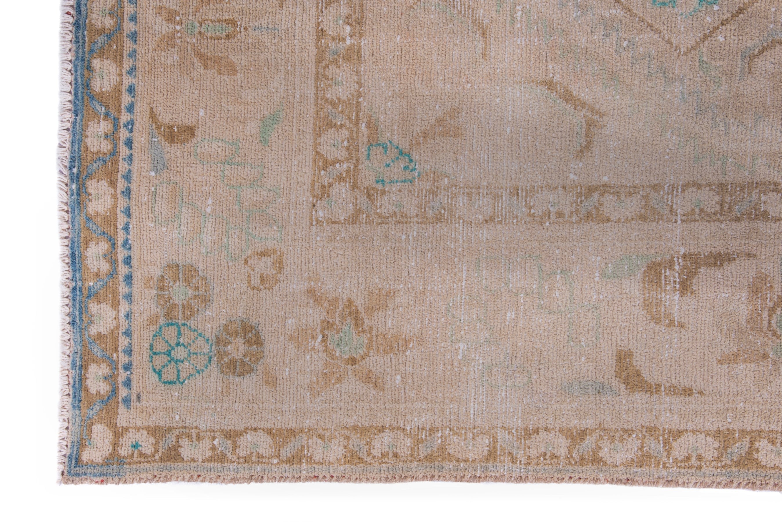 Persian Lilihan area rug in taupe and greige, view 5 of 21
