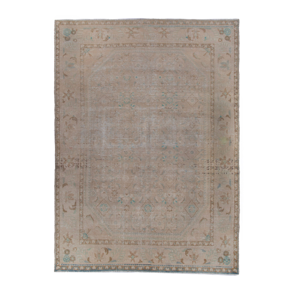 Persian Lilihan area rug in taupe and greige, 6'9" x 9'8"