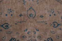 Turkish Anatolian oversized rug in tan and greige, view 3 of 18