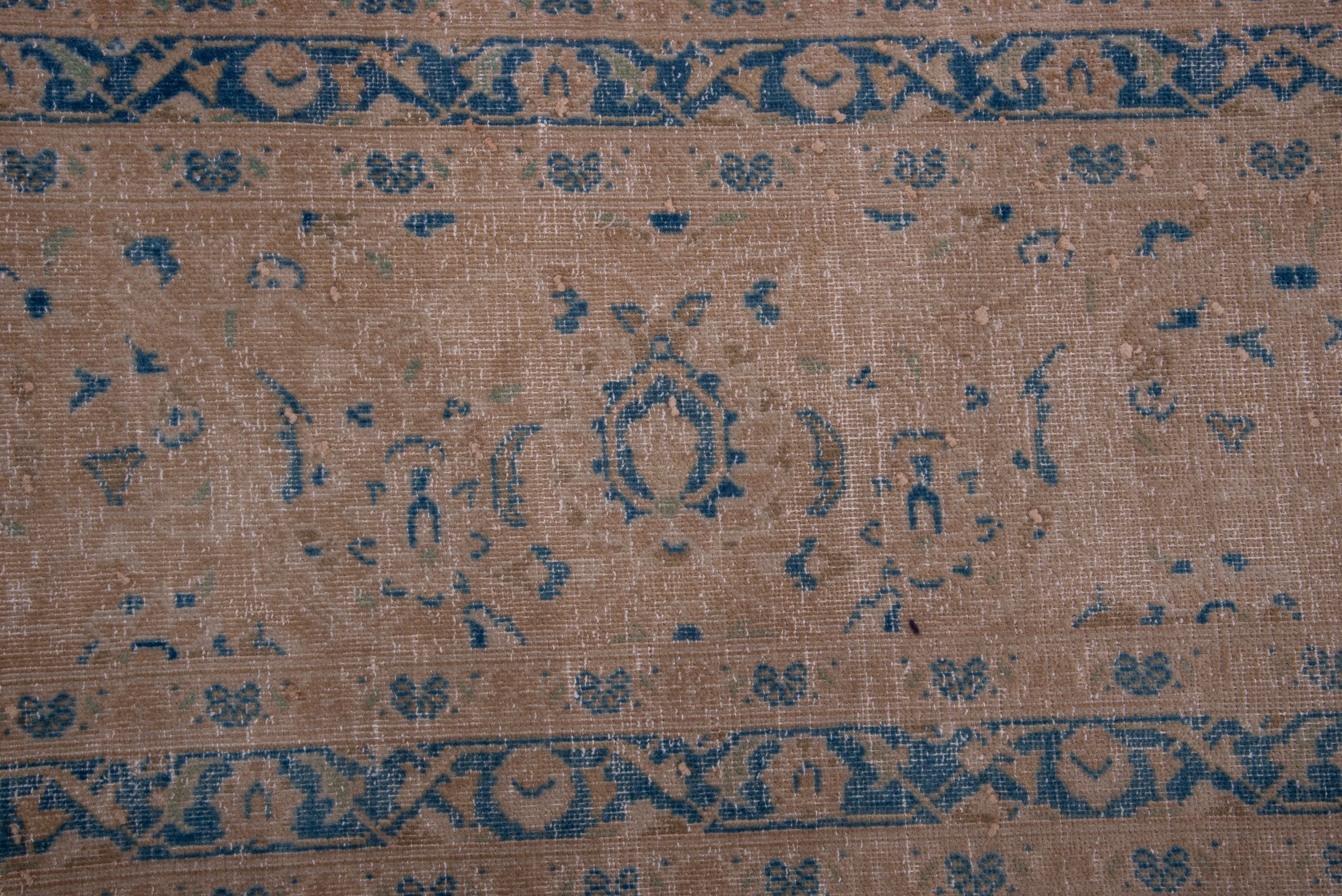 Persian oversized rug in tan and greige, view 11 of 17