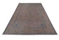 Turkish Anatolian oversized rug in tan and greige, view 12 of 18
