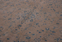 Turkish Anatolian oversized rug in tan and greige, view 18 of 18