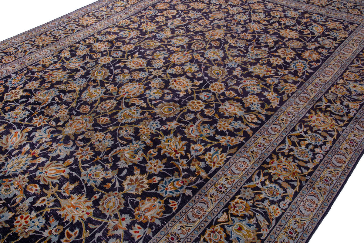 1449, Persian Kashan Oversized Rug