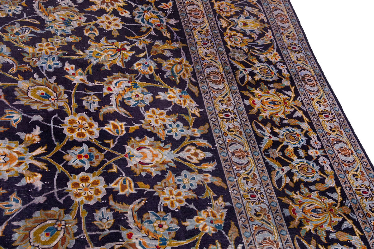 1449, Persian Kashan Oversized Rug