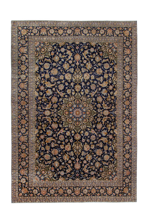 1451, Persian Kashan Oversized Rug
