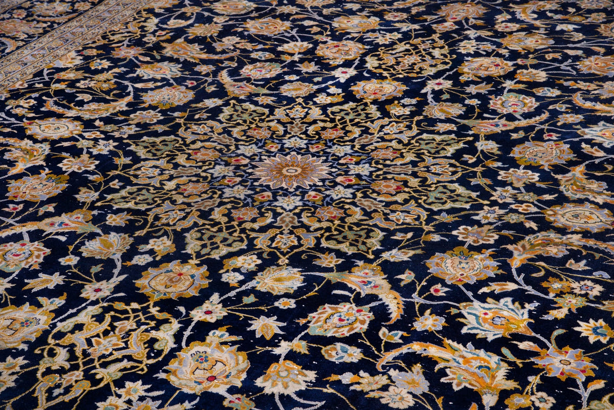 1451, Persian Kashan Oversized Rug
