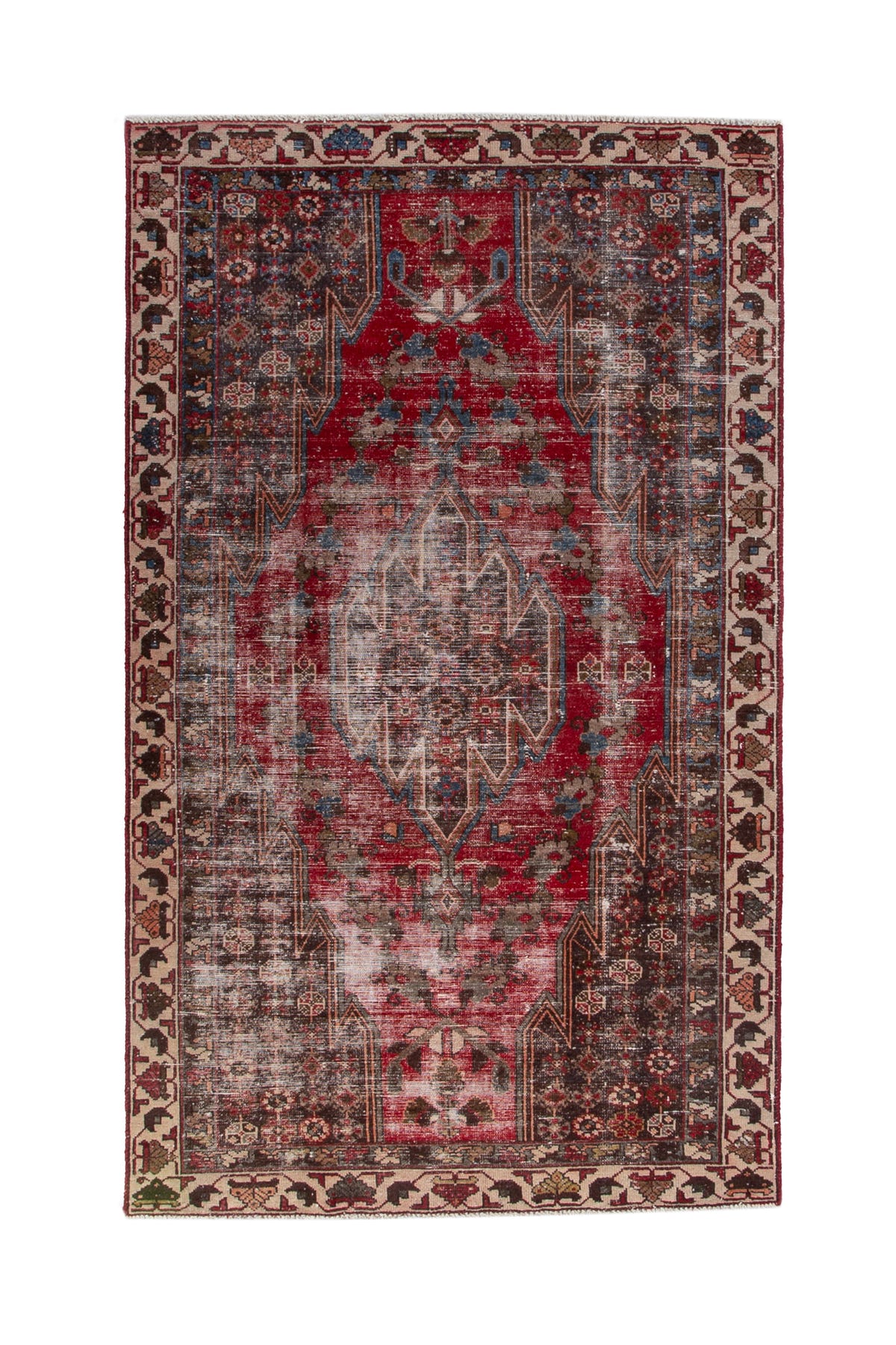 1477, Persian Saveh Area Rug