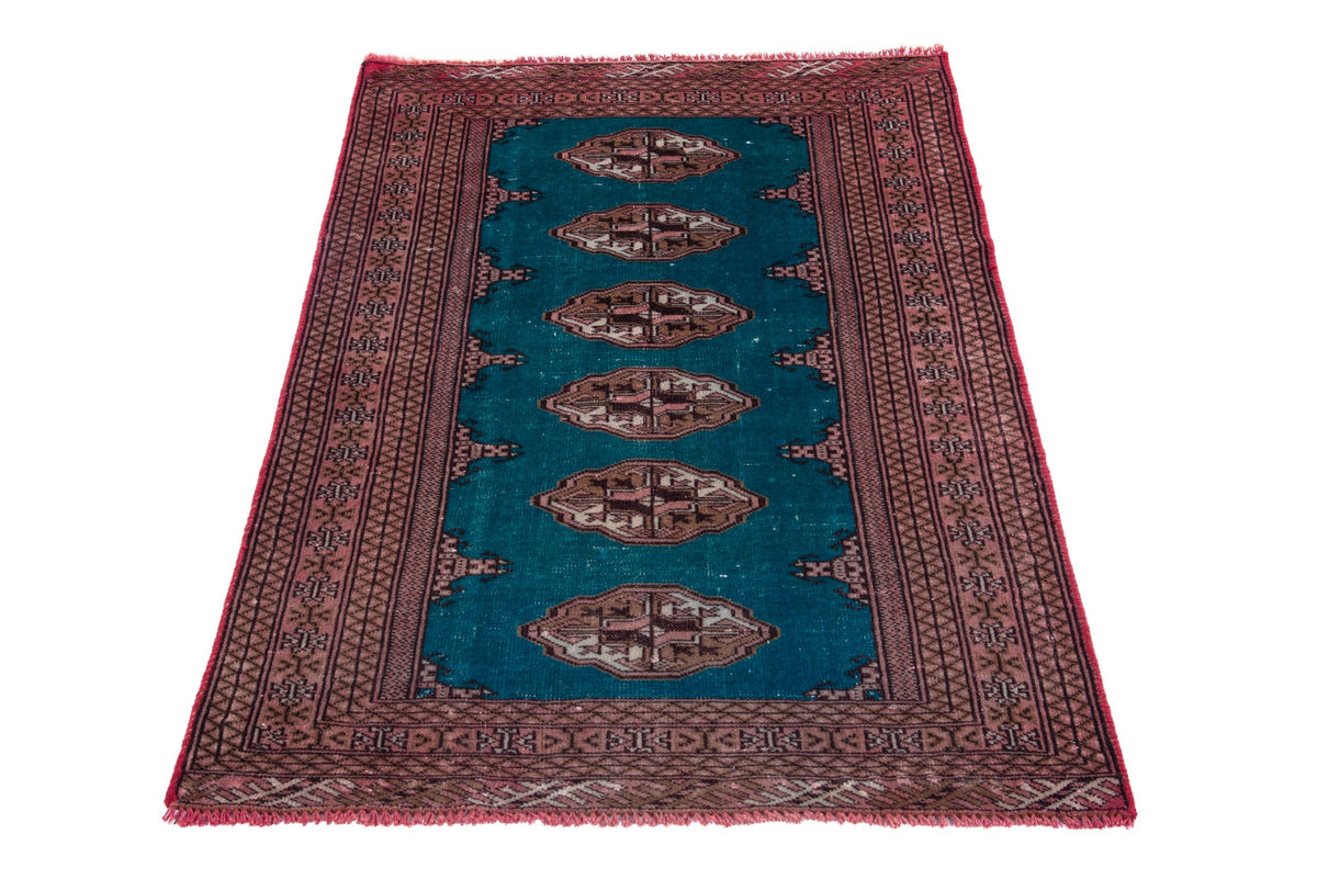 1488, Persian Torkaman Area Rug