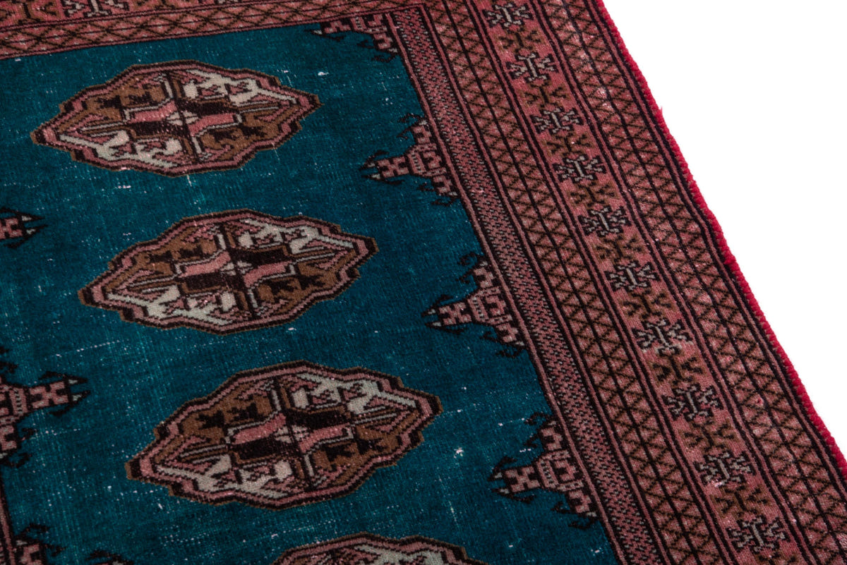 1488, Persian Torkaman Area Rug