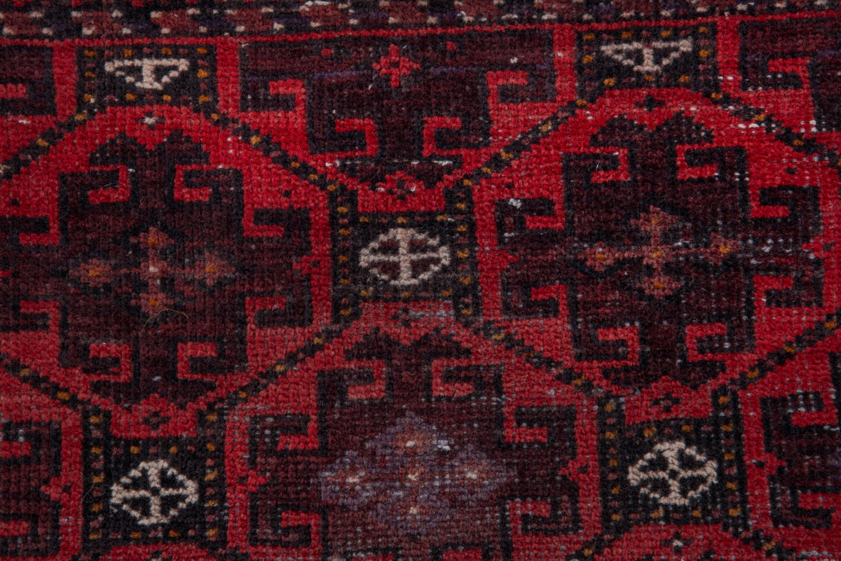 1495, Persian Baluch Runner Rug