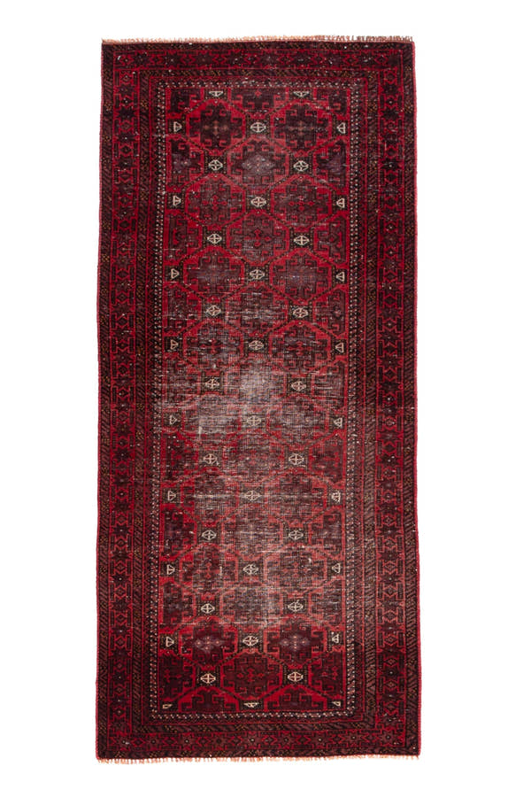 1495, Persian Baluch Runner Rug