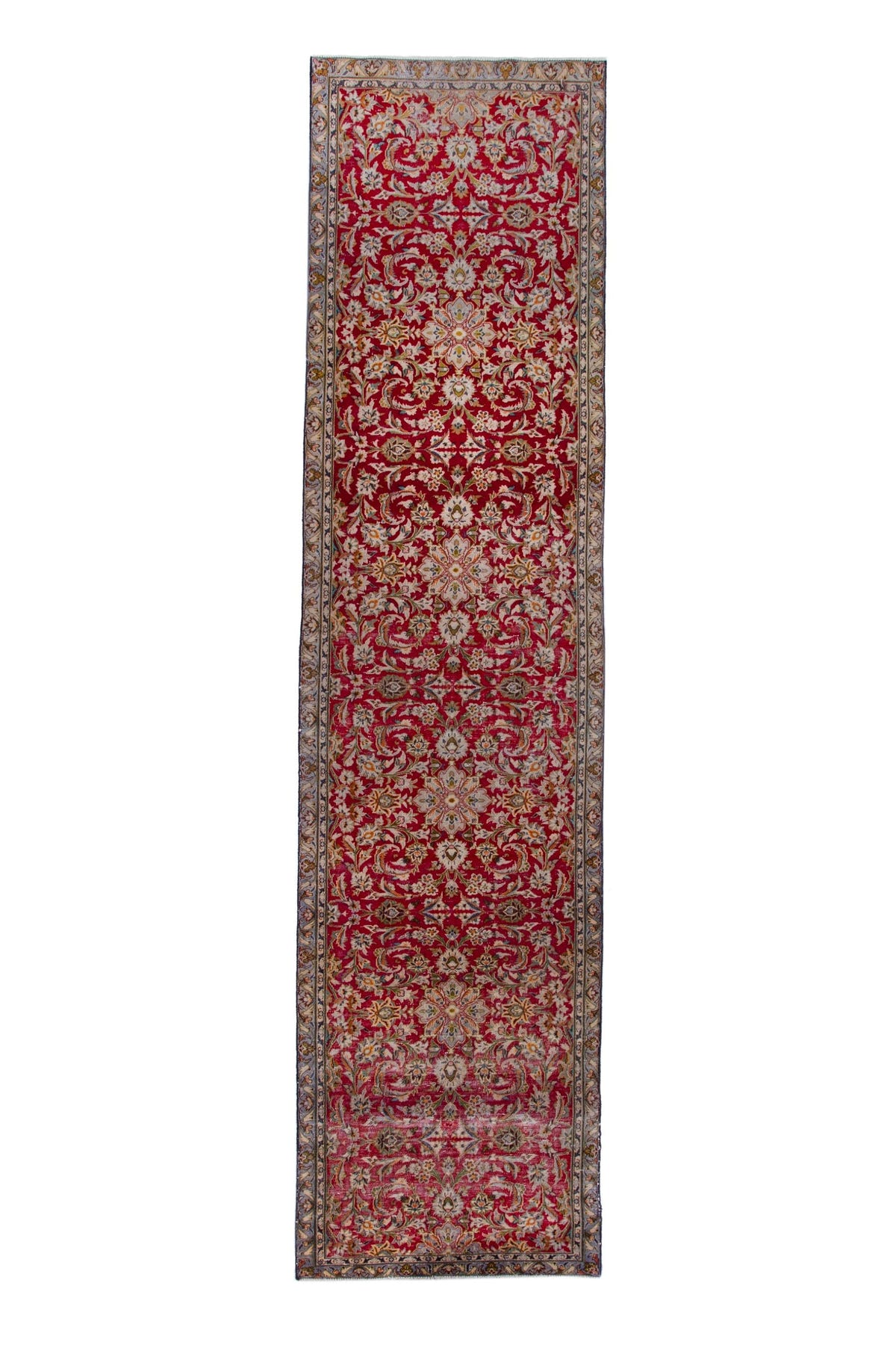 1534, Persian Kashan Runner Rug