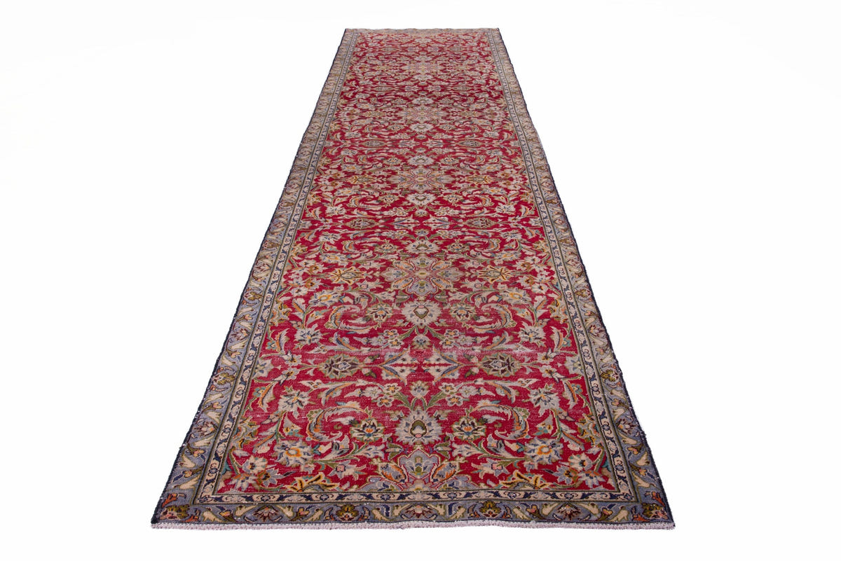 1534, Persian Kashan Runner Rug
