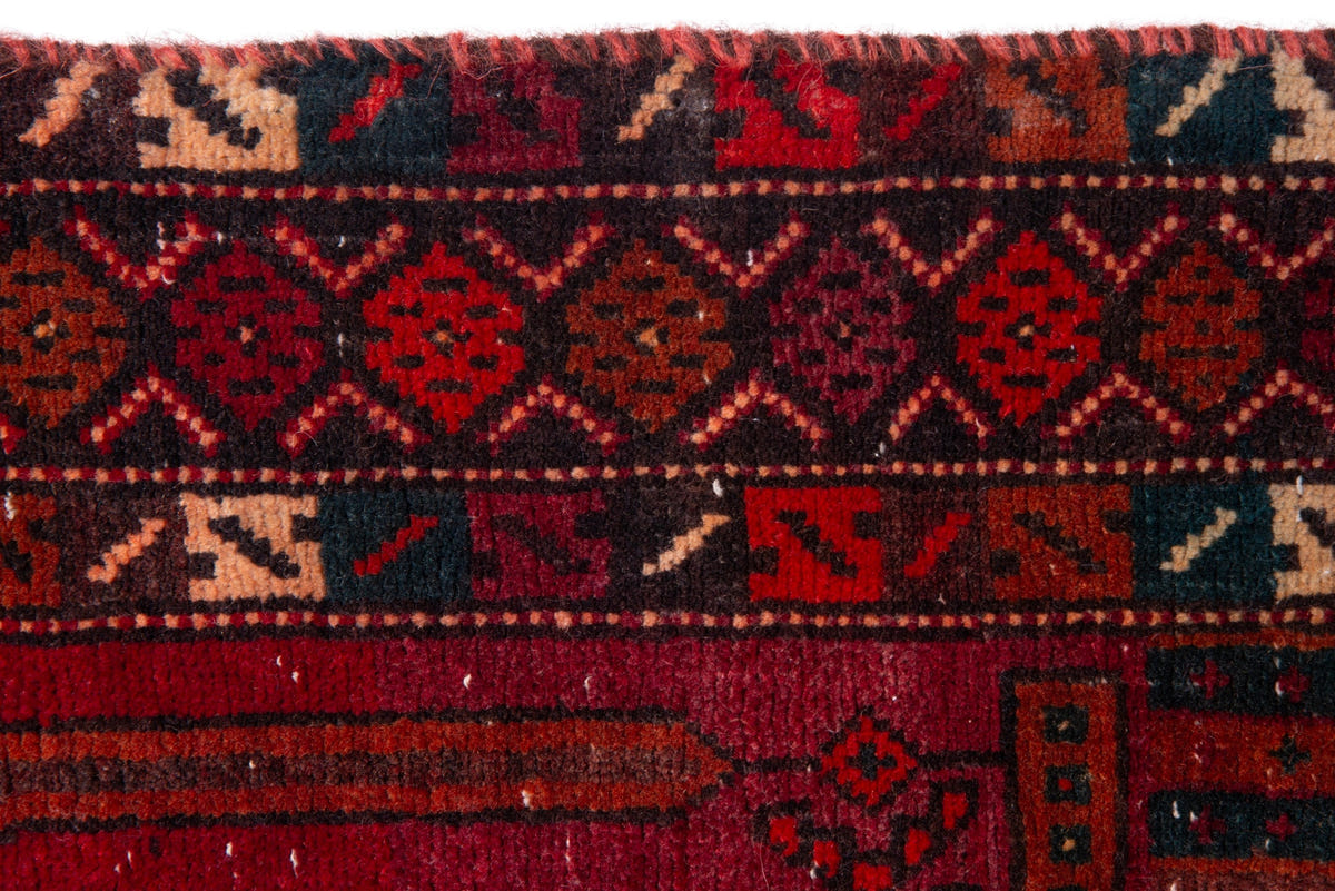 1578, Persian Baluch Runner Rug