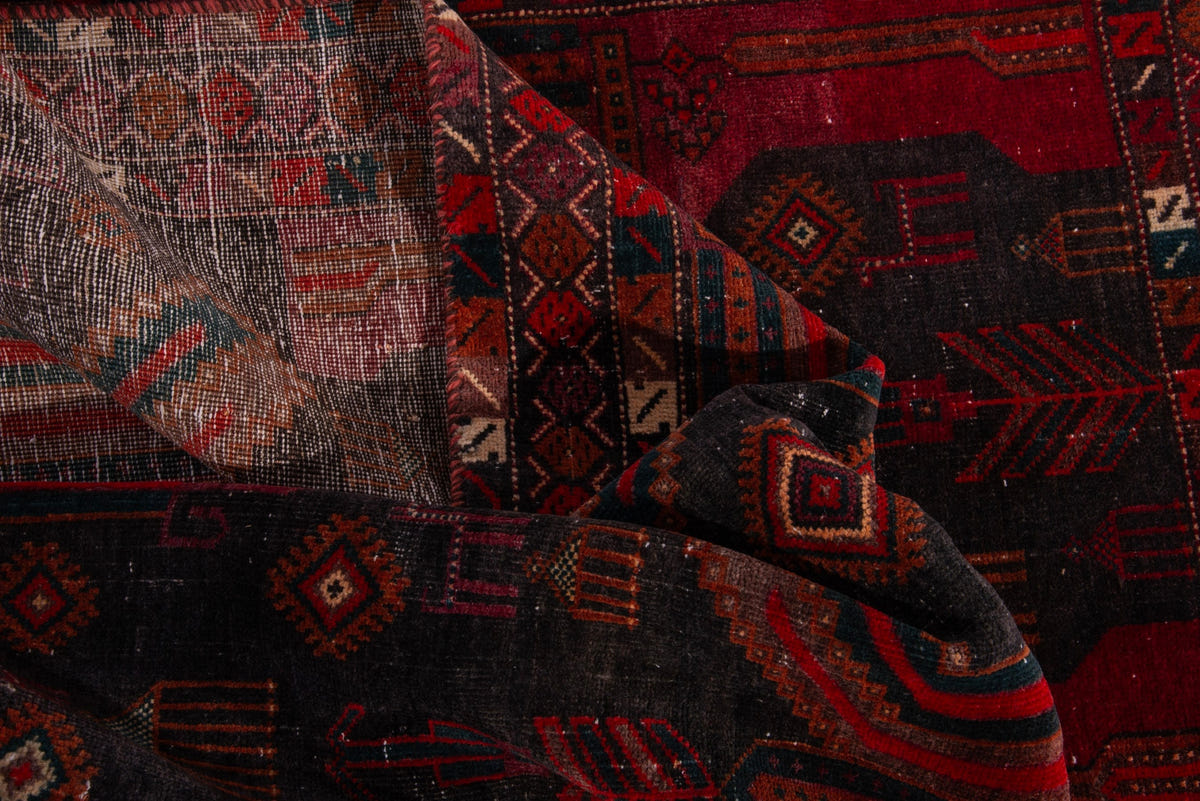 1578, Persian Baluch Runner Rug