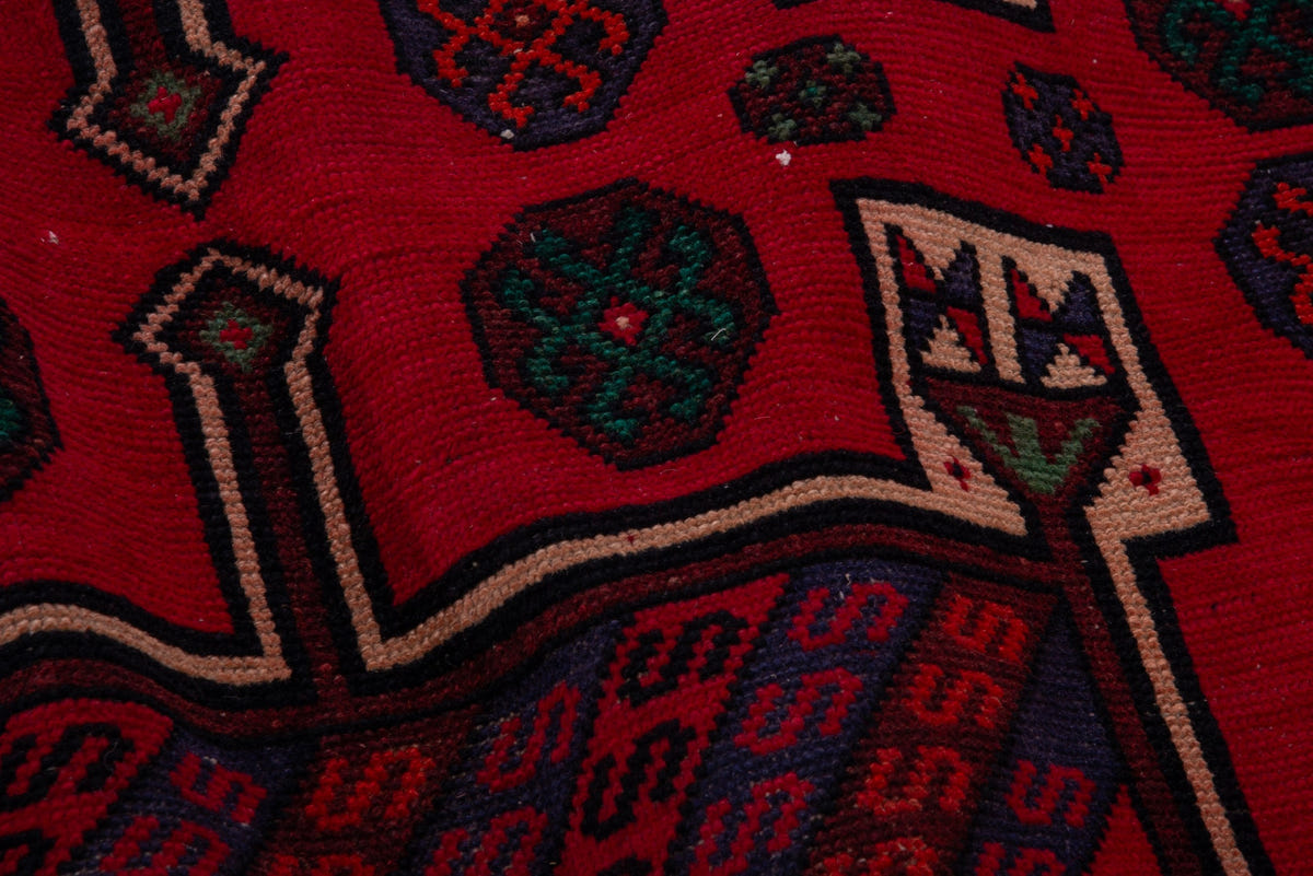 1594, Persian Ghoochan Runner Rug