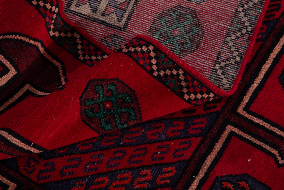 1594, Persian Ghoochan Runner Rug