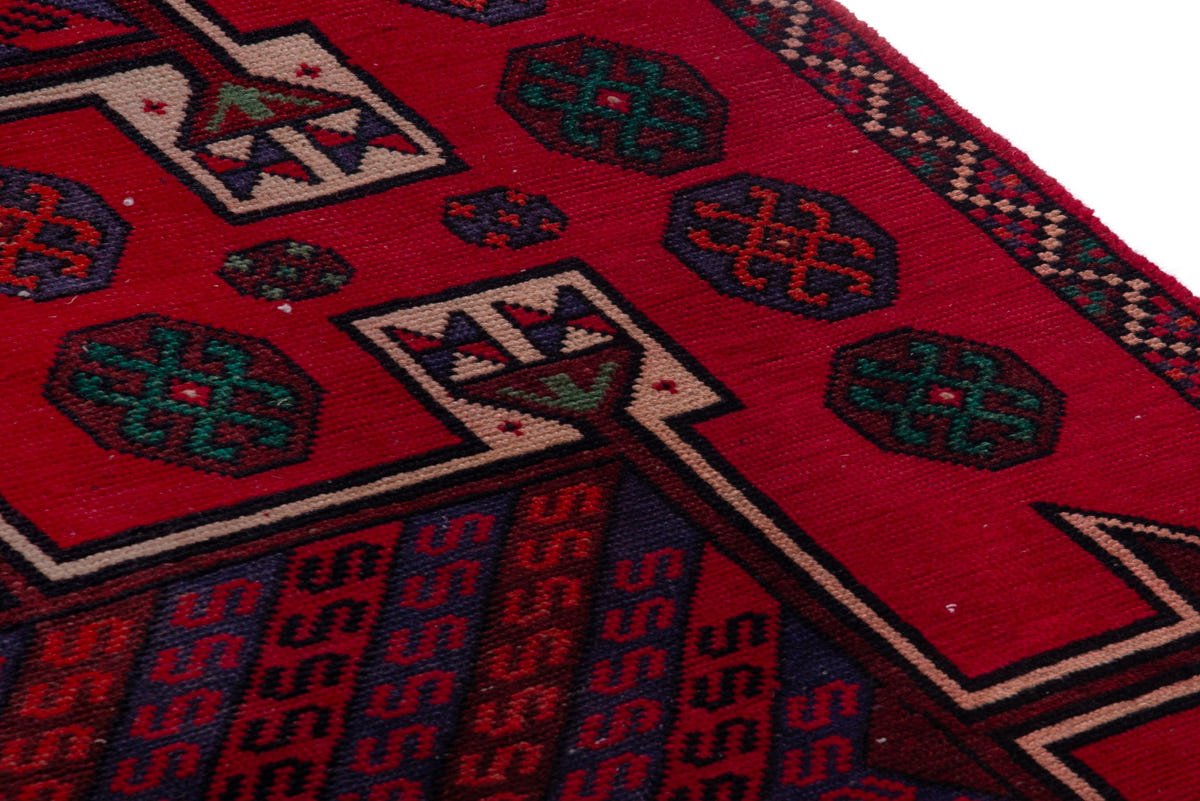 1594, Persian Ghoochan Runner Rug