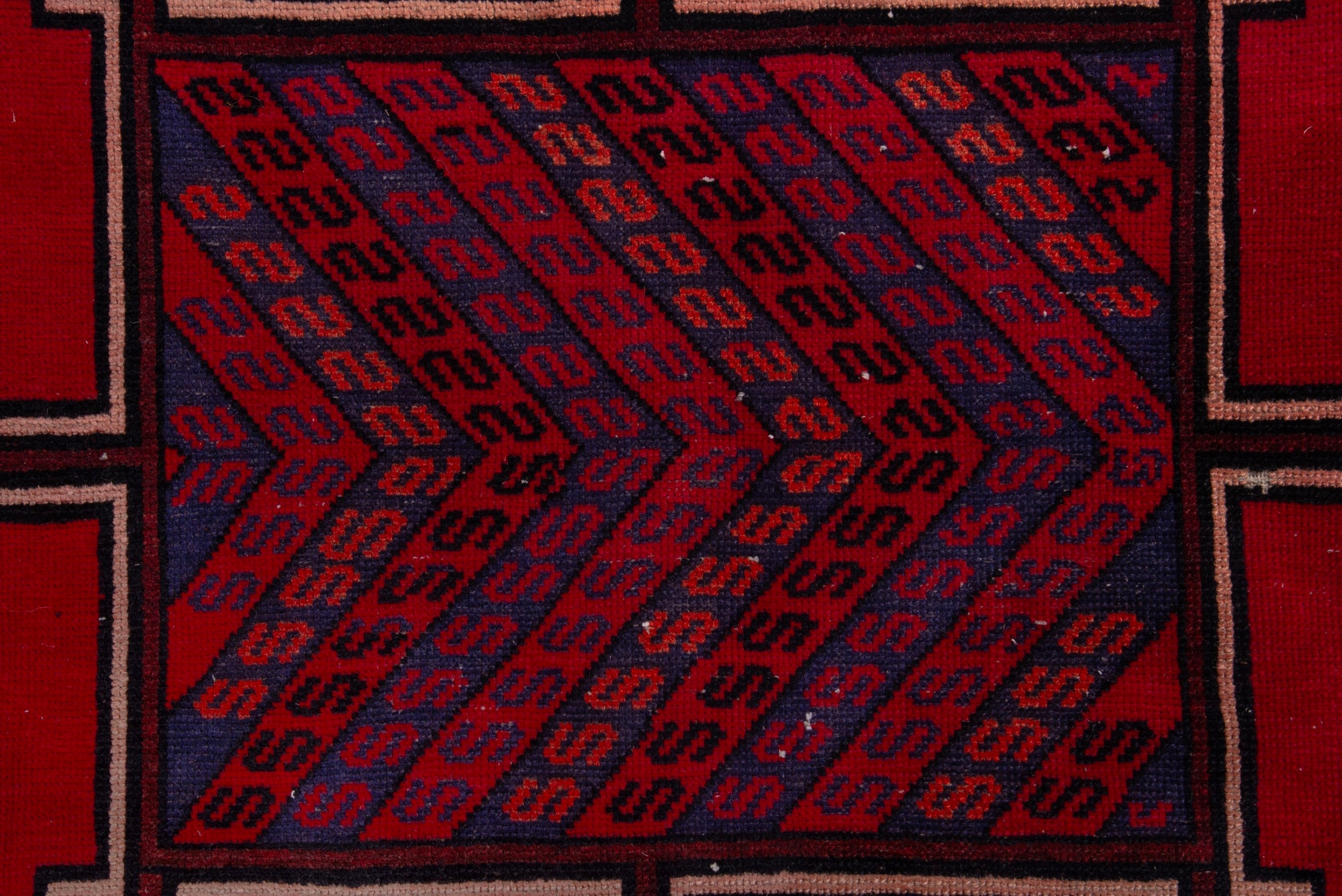 Persian Ghoochan runner rug in deep red and burgundy, view 10 of 20