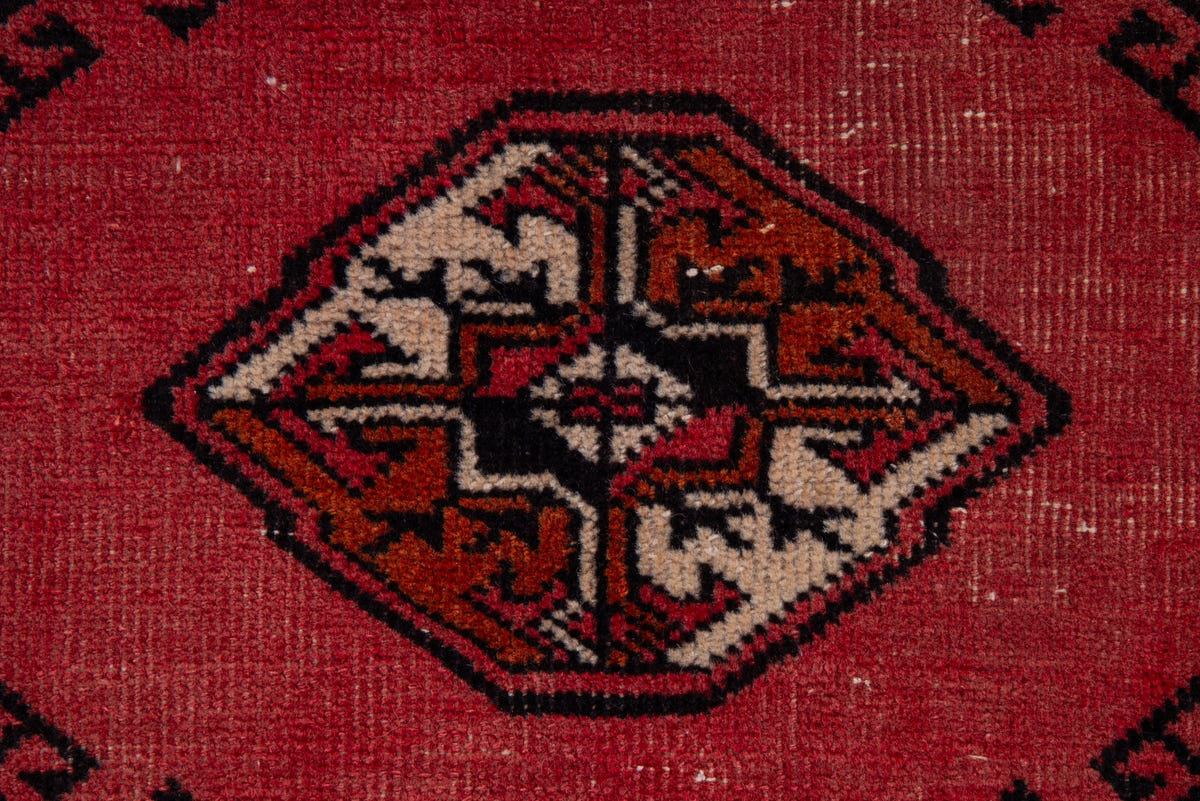 1602, Persian Torkaman Runner Rug