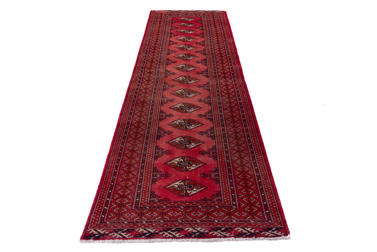 1602, Persian Torkaman Runner Rug