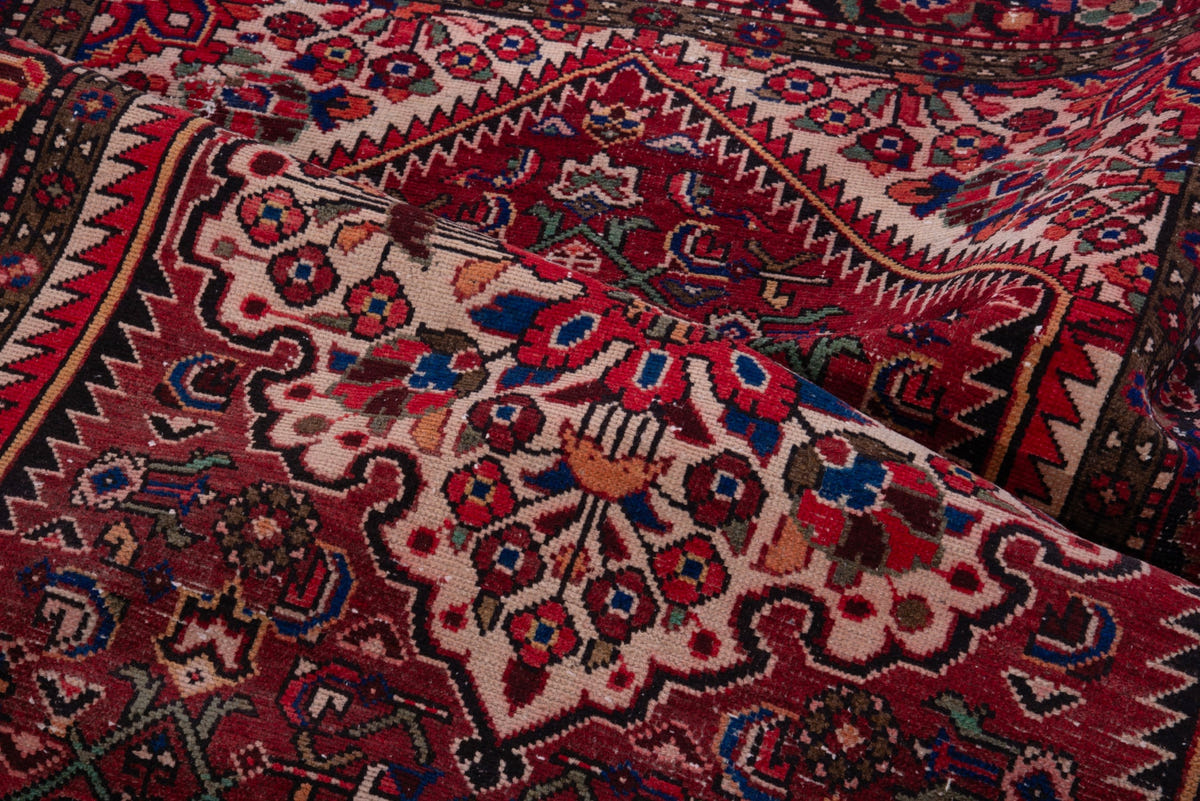 1605, Persian Hamadan Runner Rug