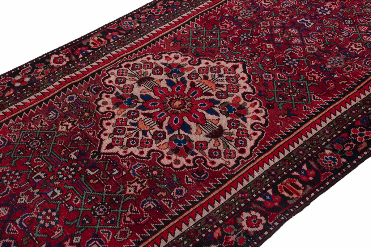 1605, Persian Hamadan Runner Rug