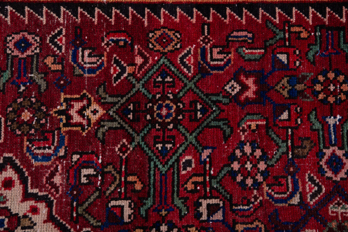 1605, Persian Hamadan Runner Rug
