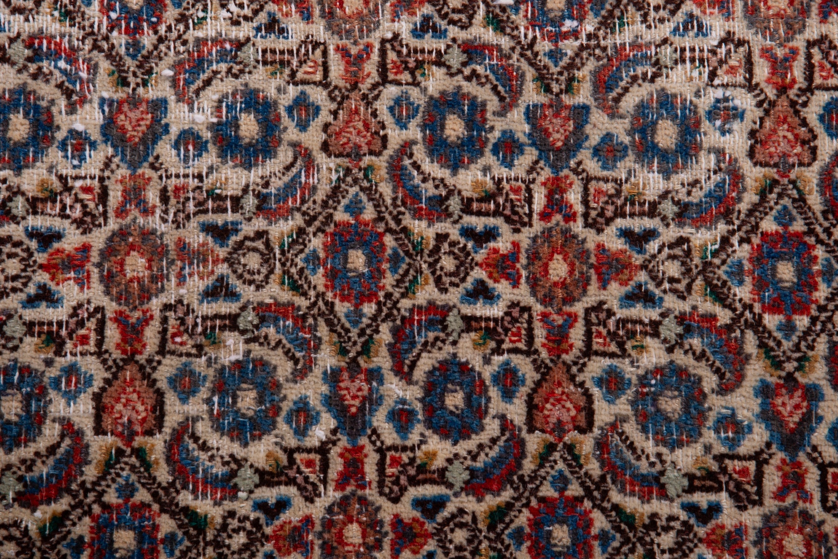 Persian Birjand runner rug in terracotta and cream, view 10 of 18