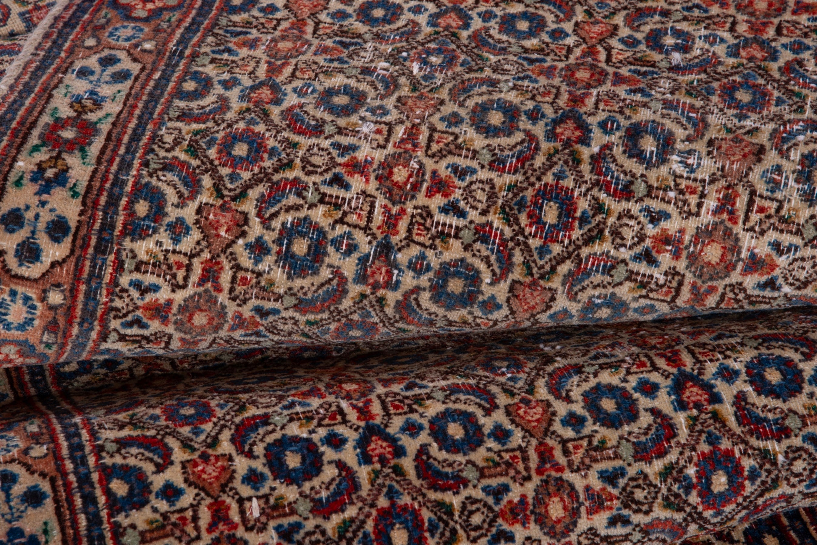 Persian Birjand runner rug in terracotta and cream, view 15 of 18