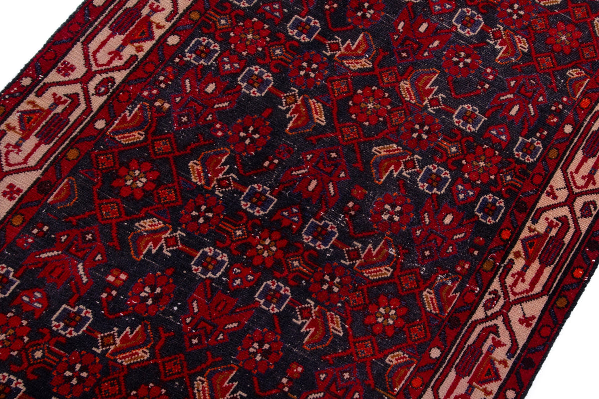 1616, Persian Hamadan Runner Rug