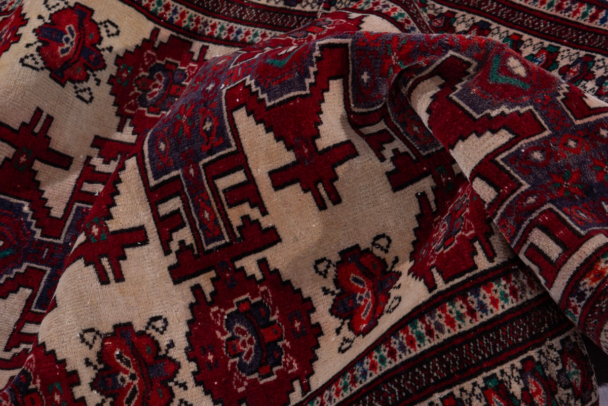 1631, Persian Torkaman Area Rug