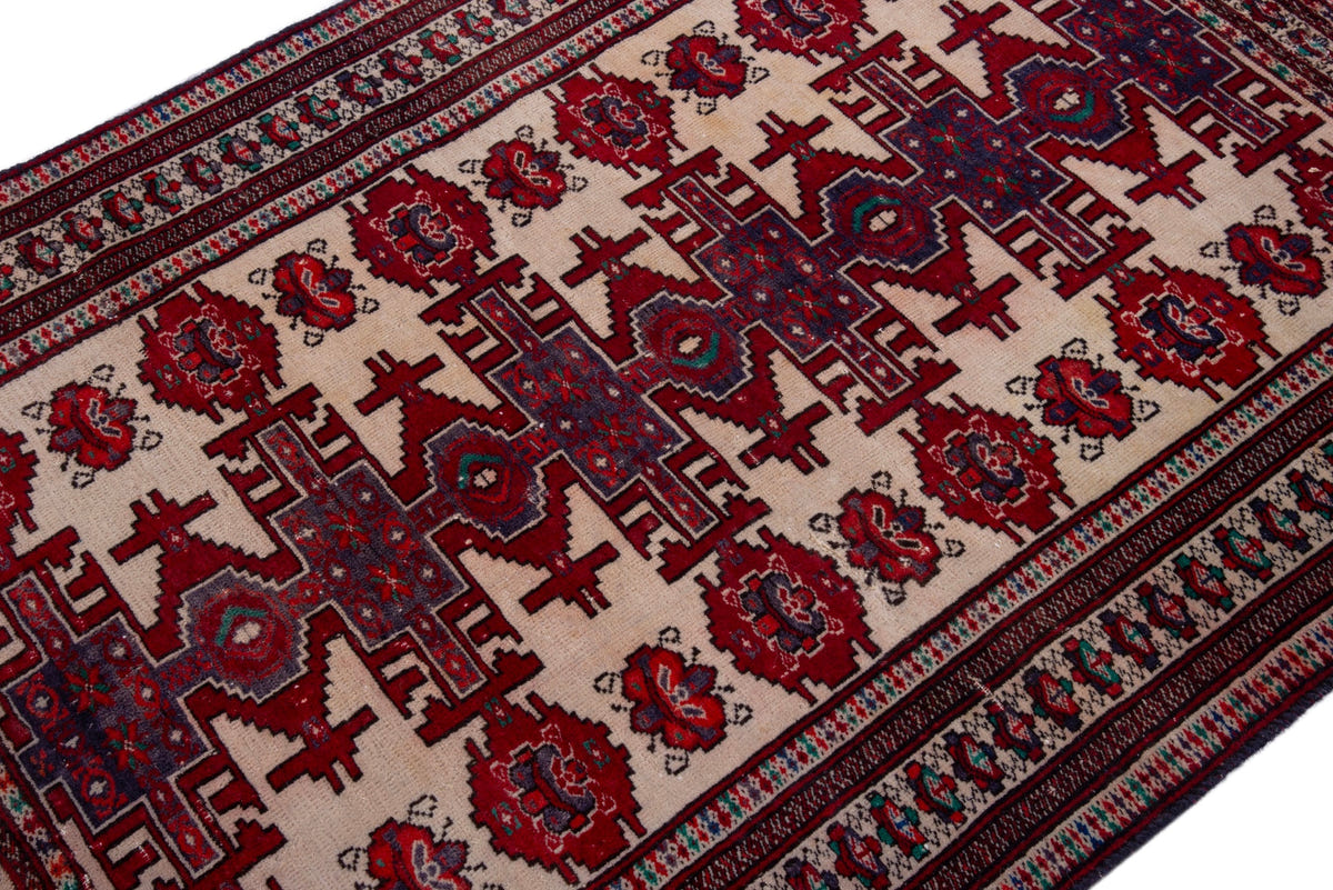 1631, Persian Torkaman Area Rug