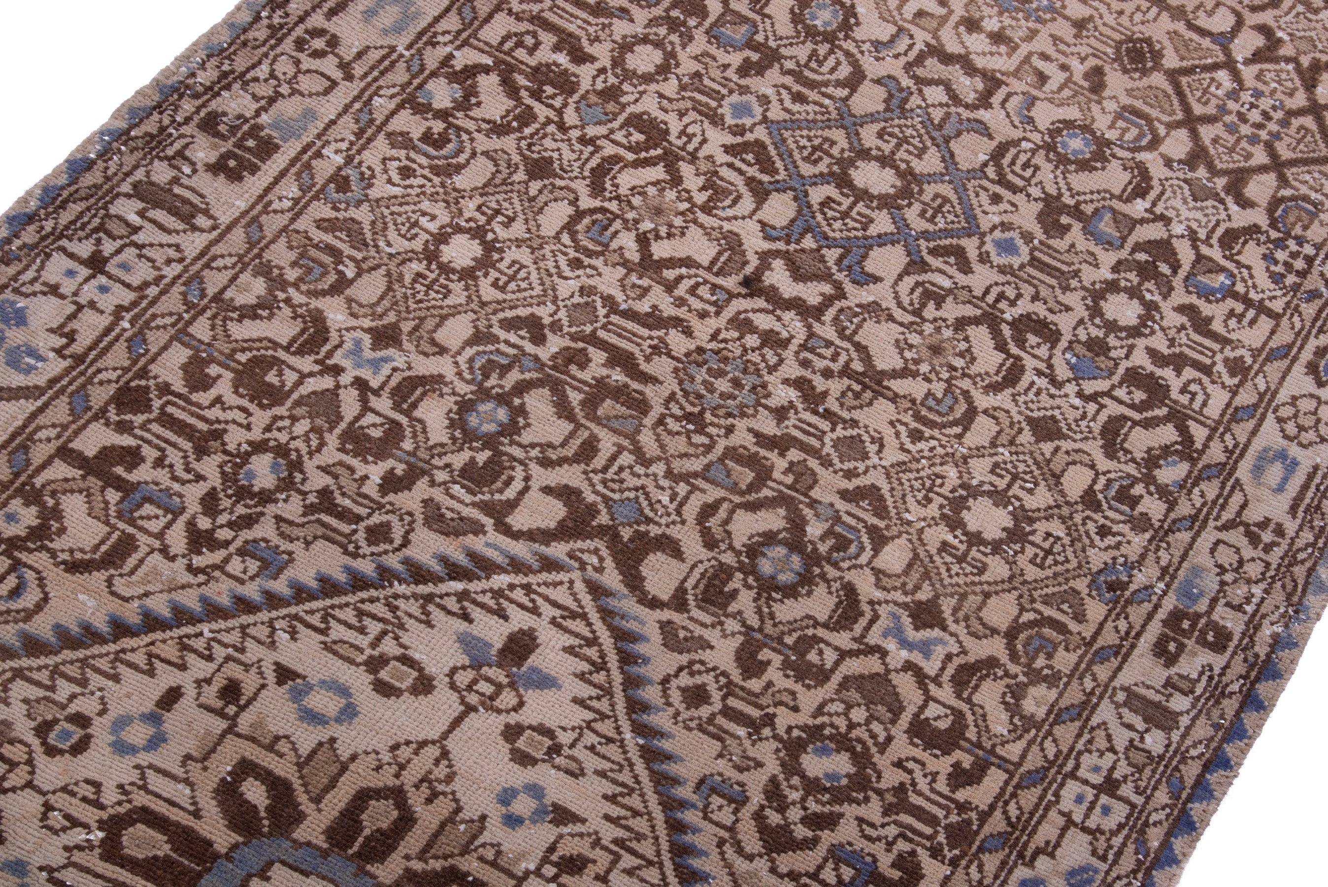 Persian Hamedan runner rug, view 6 of 18