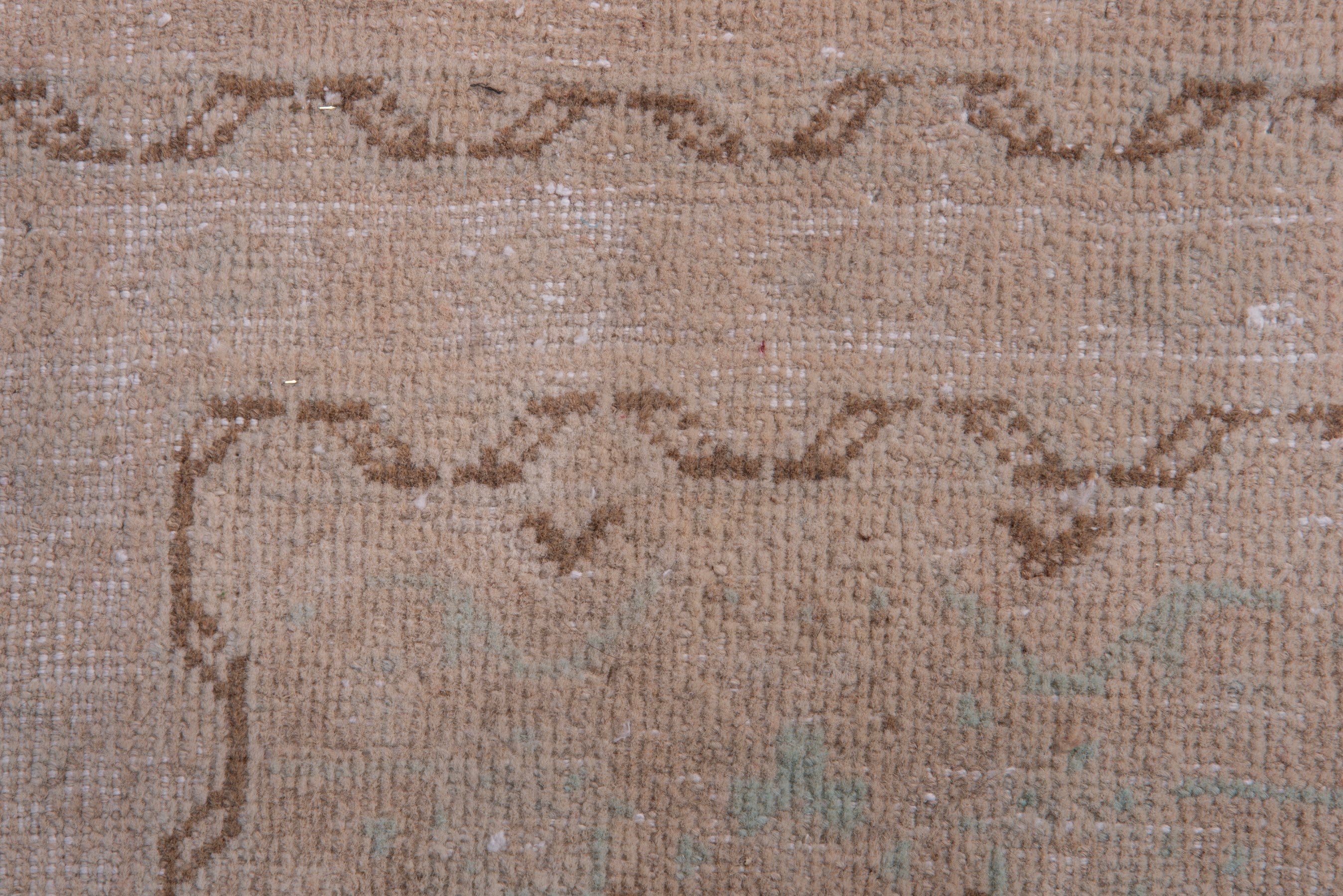 Persian Mahal runner rug in greige and dusty rose, view 12 of 16