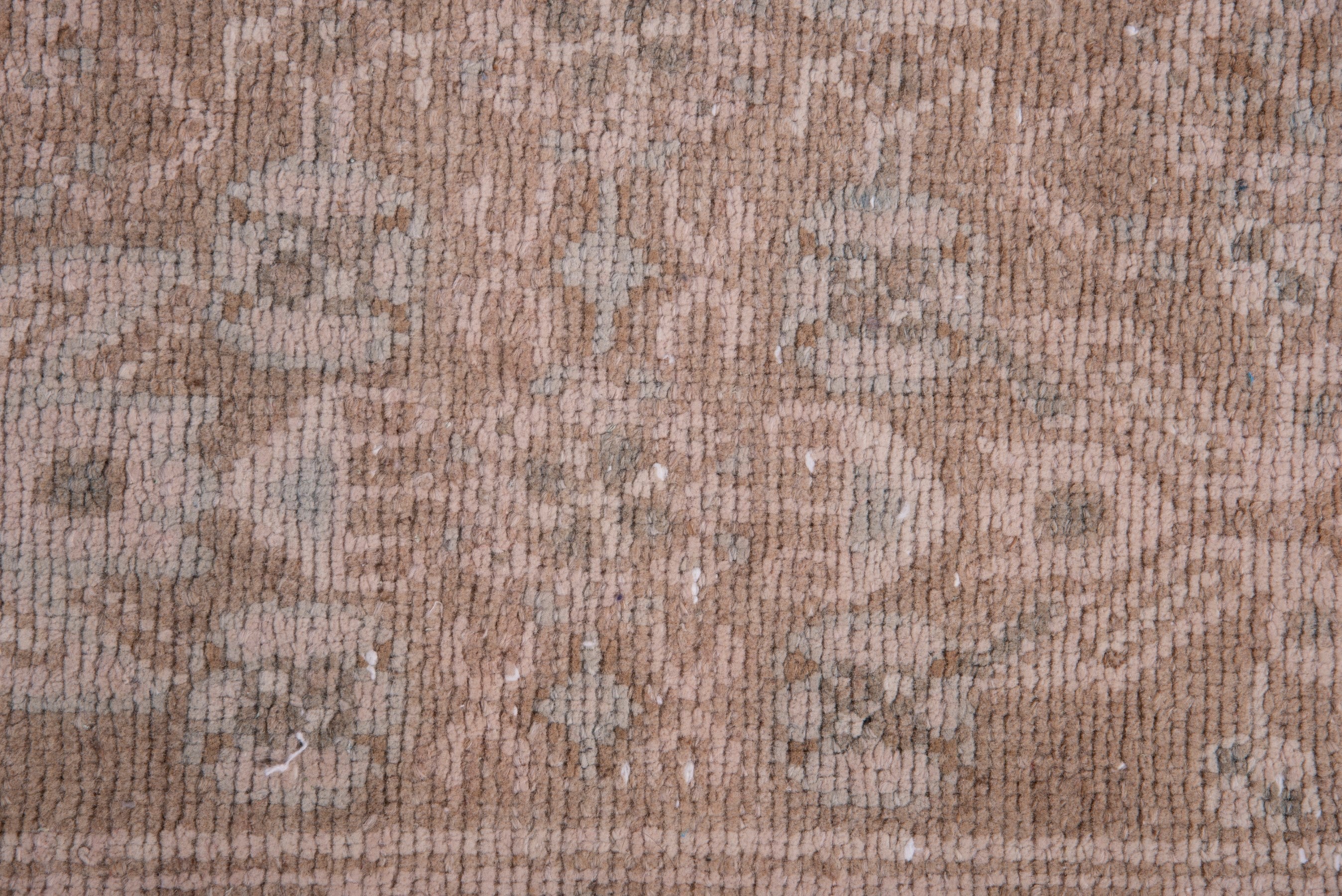 Persian Hamedan runner rug in taupe and dusty rose, view 12 of 17
