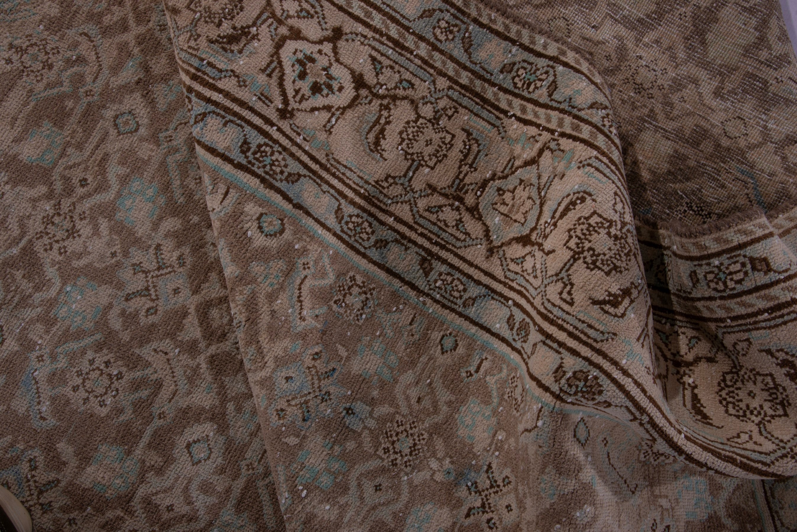 Persian Mahal oversized rug in taupe and greige, view 14 of 19