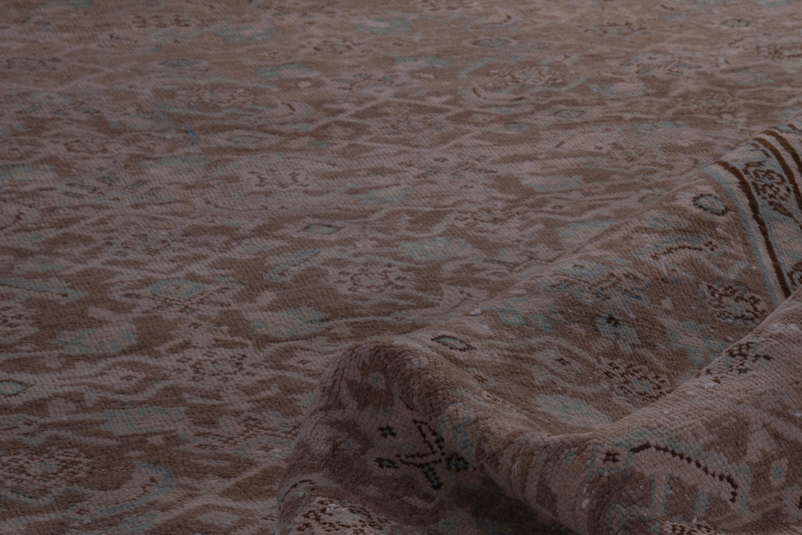 Persian Mahal oversized rug in taupe and greige, view 18 of 19