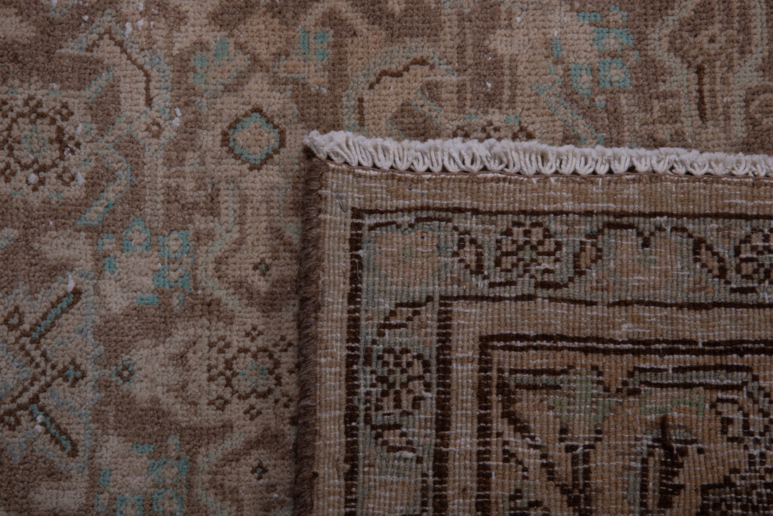 Persian Mahal oversized rug in taupe and greige, view 19 of 19