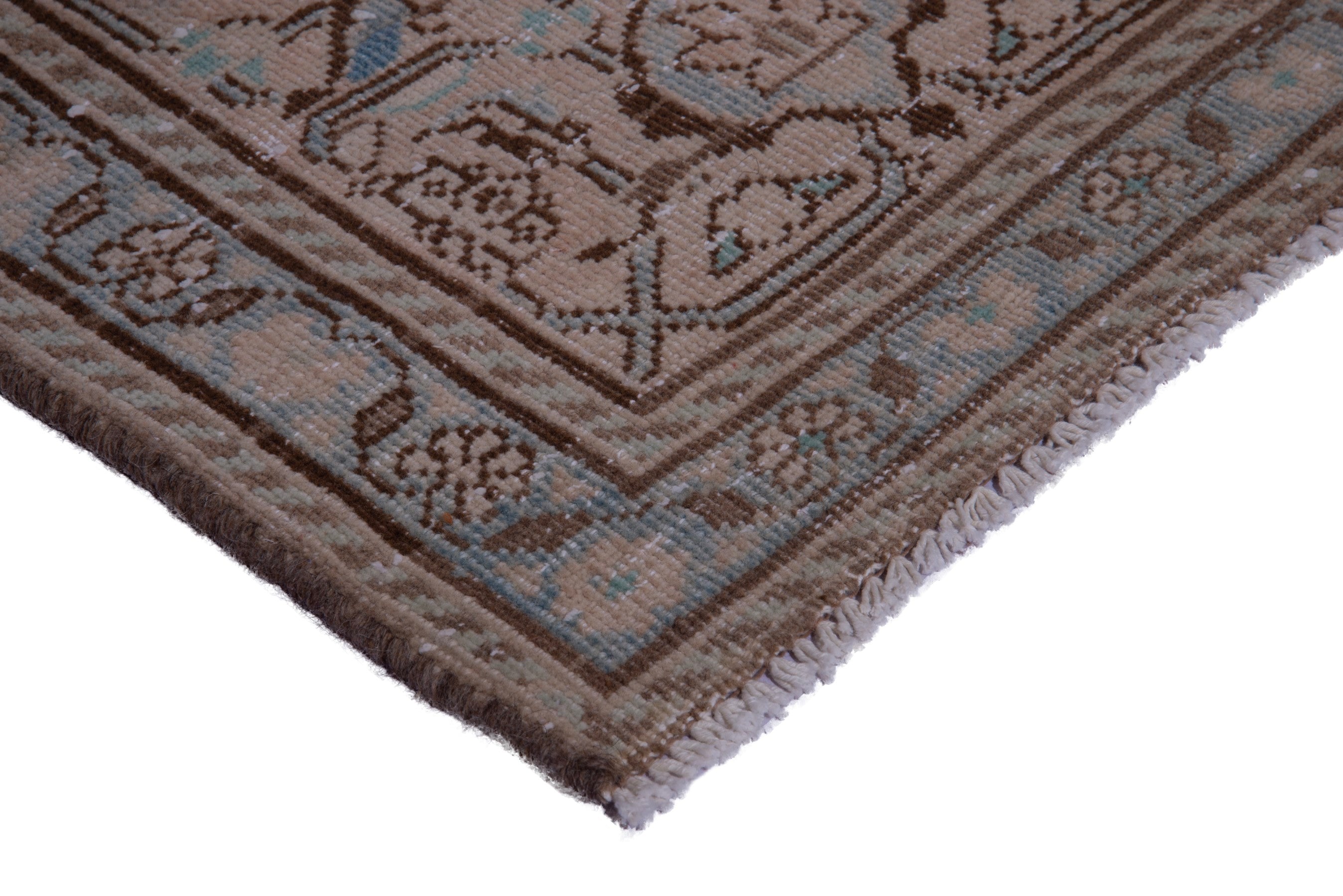 Persian Mahal oversized rug in taupe and greige, view 4 of 19