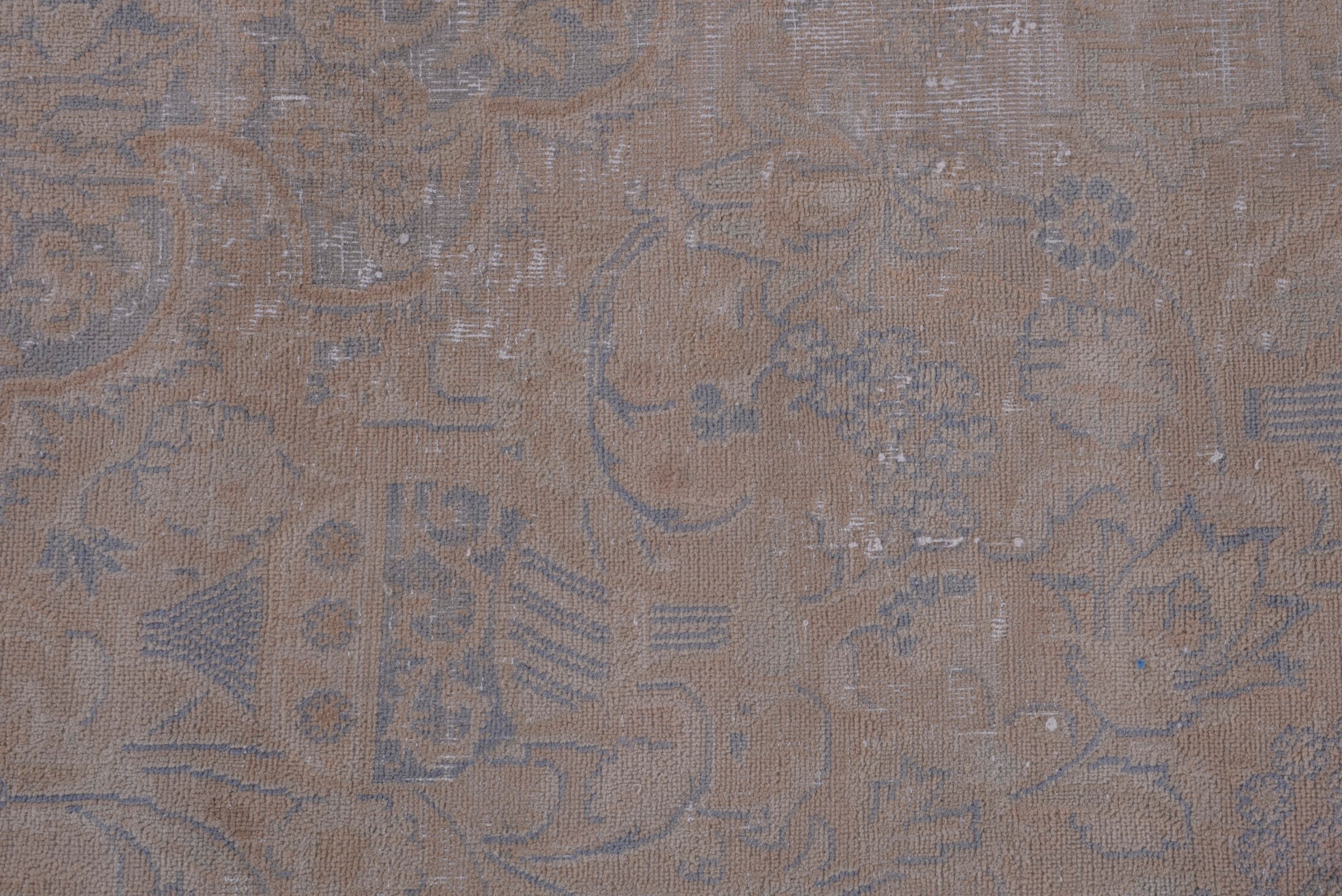 Persian Kashmar oversized rug in taupe and greige, view 14 of 22