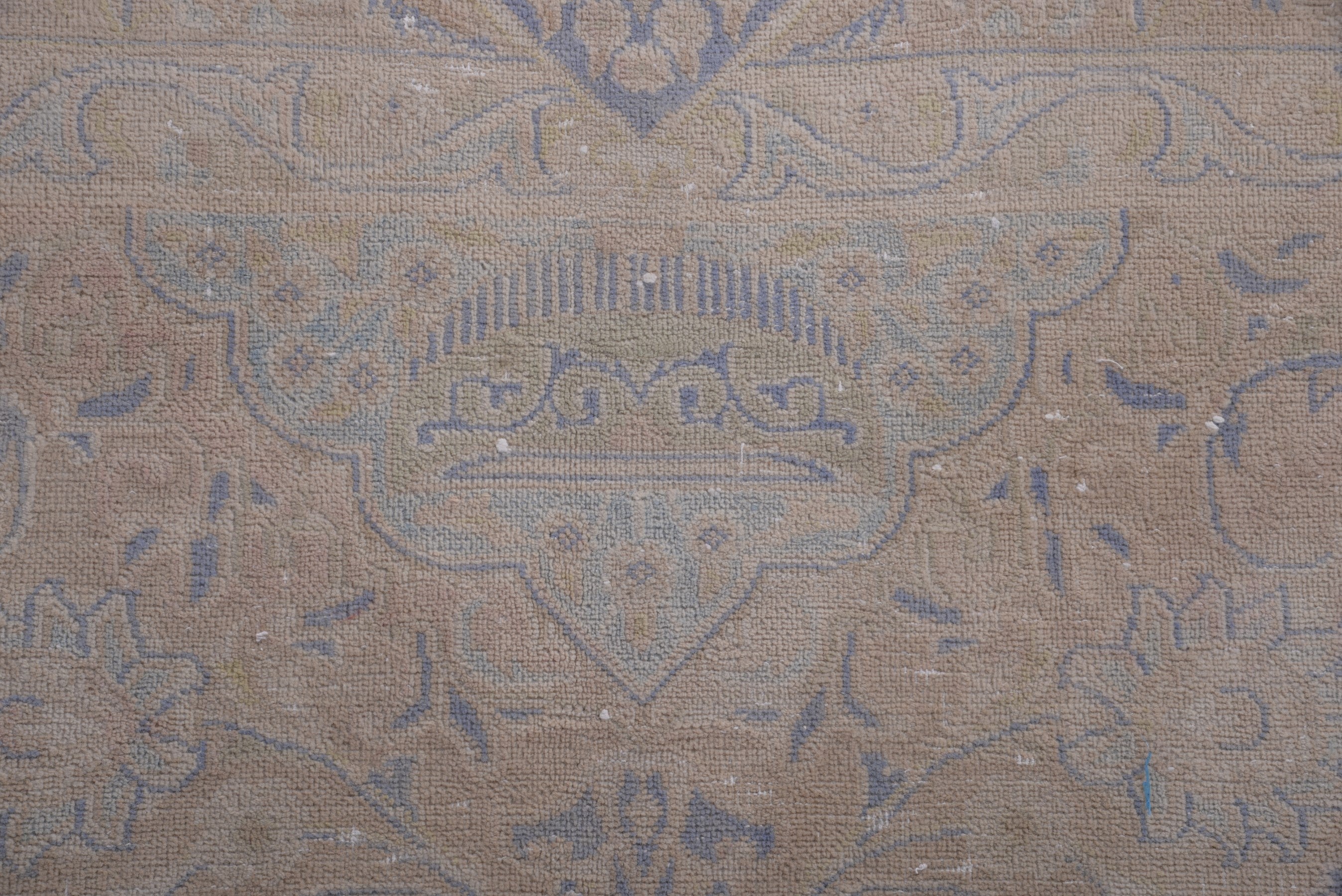 Persian Kashmar oversized rug in taupe and greige, view 10 of 22