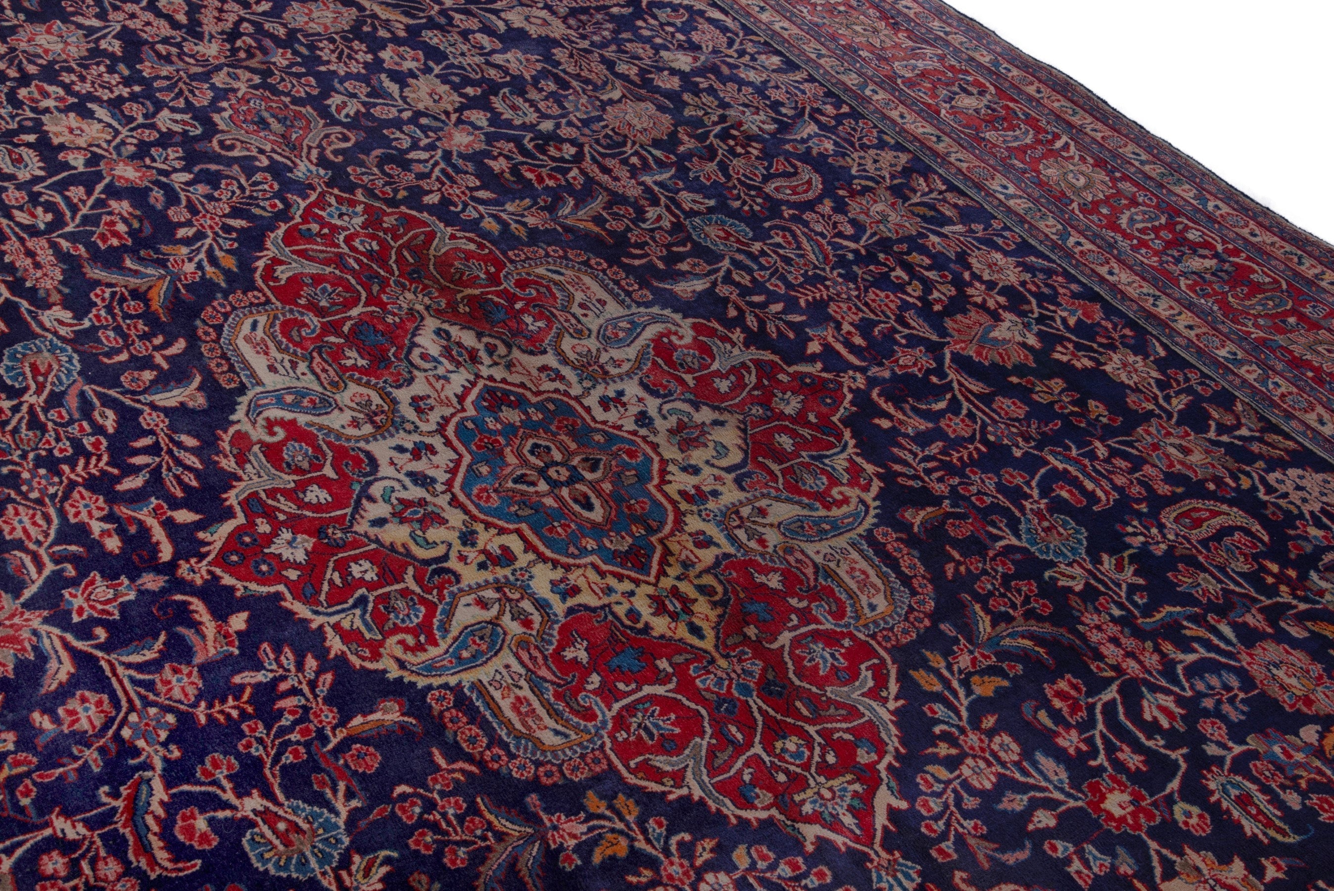 Persian Hamedan oversized rug, view 5 of 16